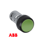 ABB Flush Push Button Type CP1-10G-10, 1NO, Green